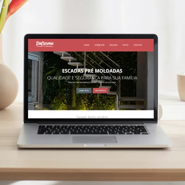 Website da Escadas Do Carmo - Somar Digital